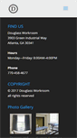 Mobile Screenshot of douglassworkroom.com